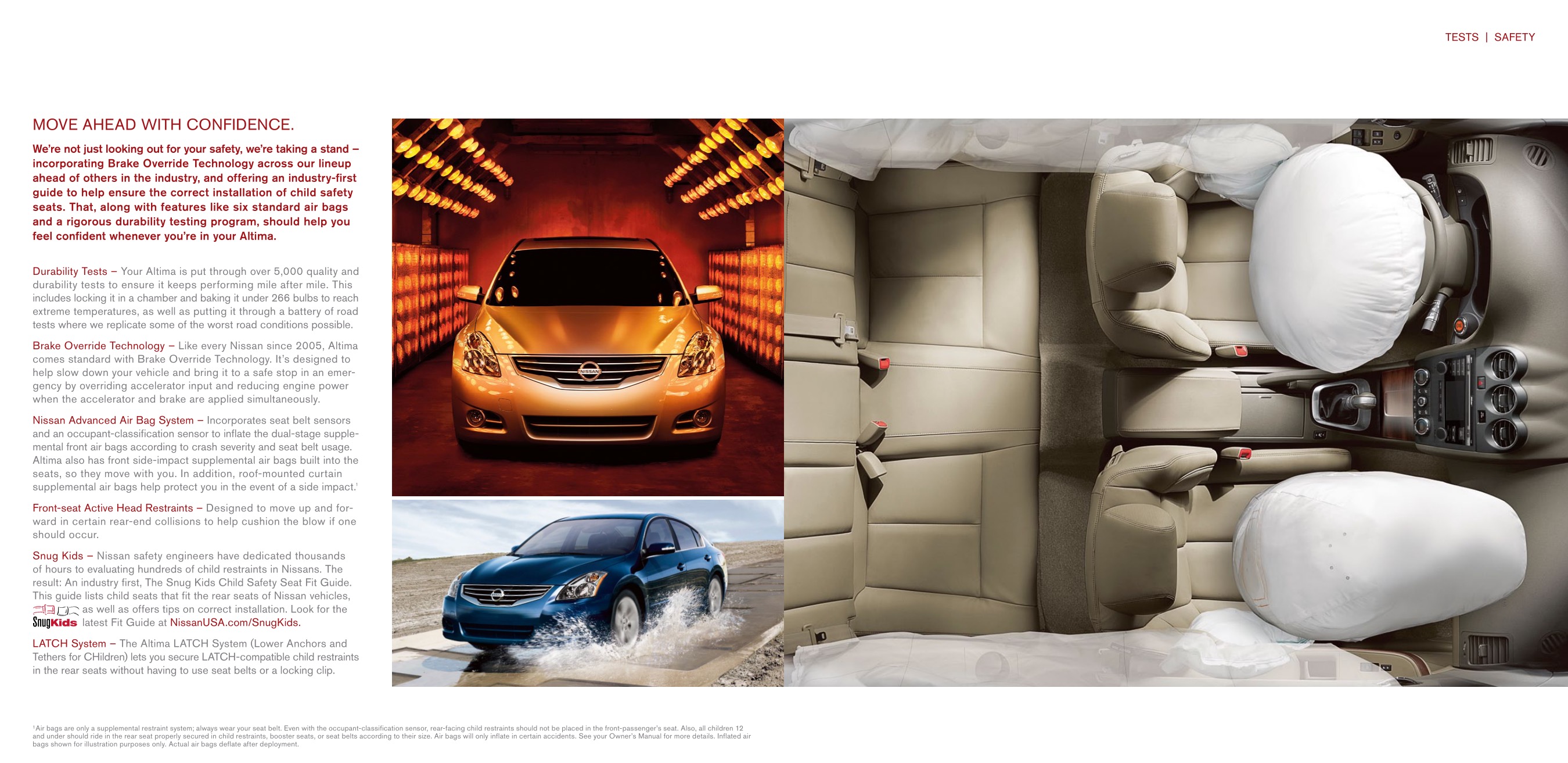 2012 Nissan Altima Brochure Page 14